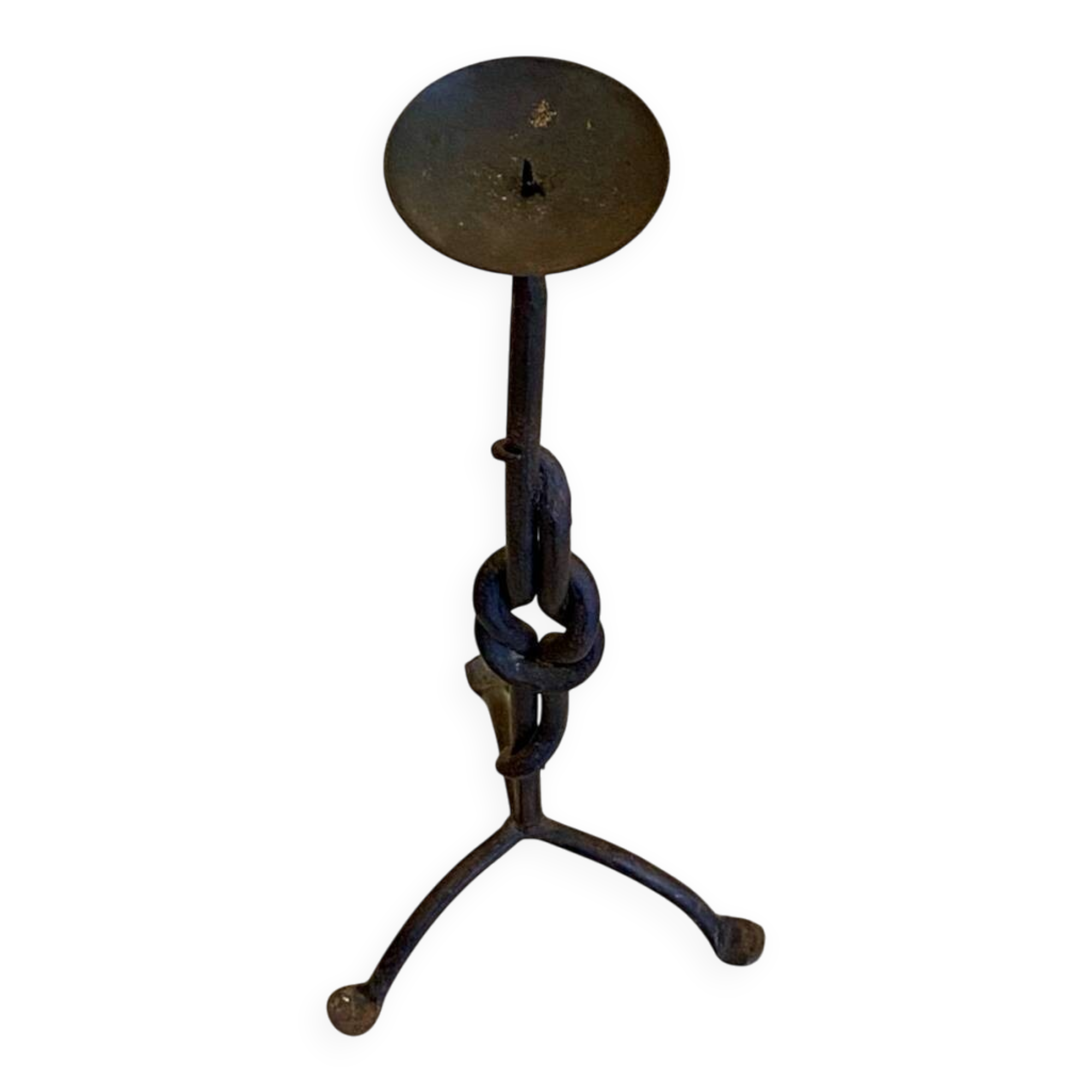 Mid-century brutalist candle holder