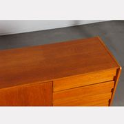 Wooden row by Jiroutek for Interier Praha, U-460, 1960