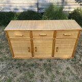 Wicker and canning sideboard