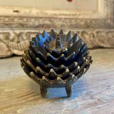 Hedgehog nesting ashtray/trinket dish in brass, attributed to Walter Bosse, for Hertha Baller, Austria 1950s.