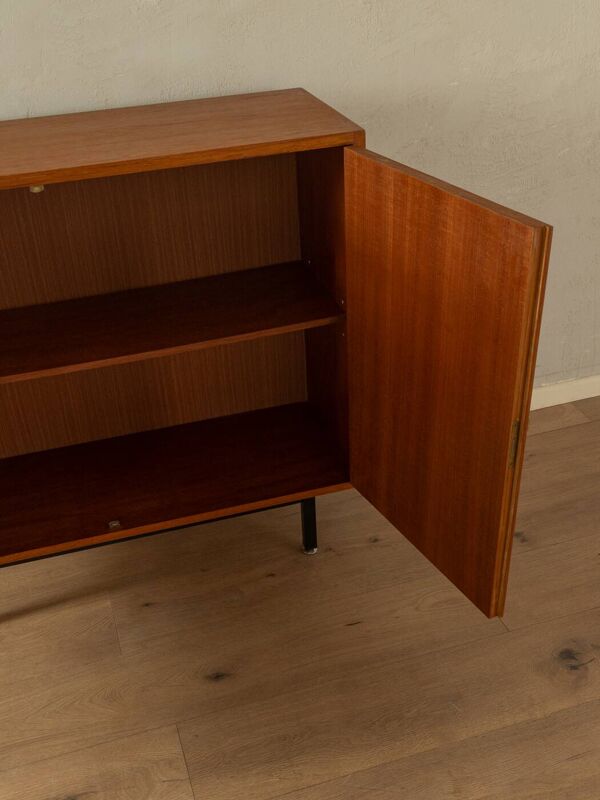 Commode noire et blanche, vintage années 60