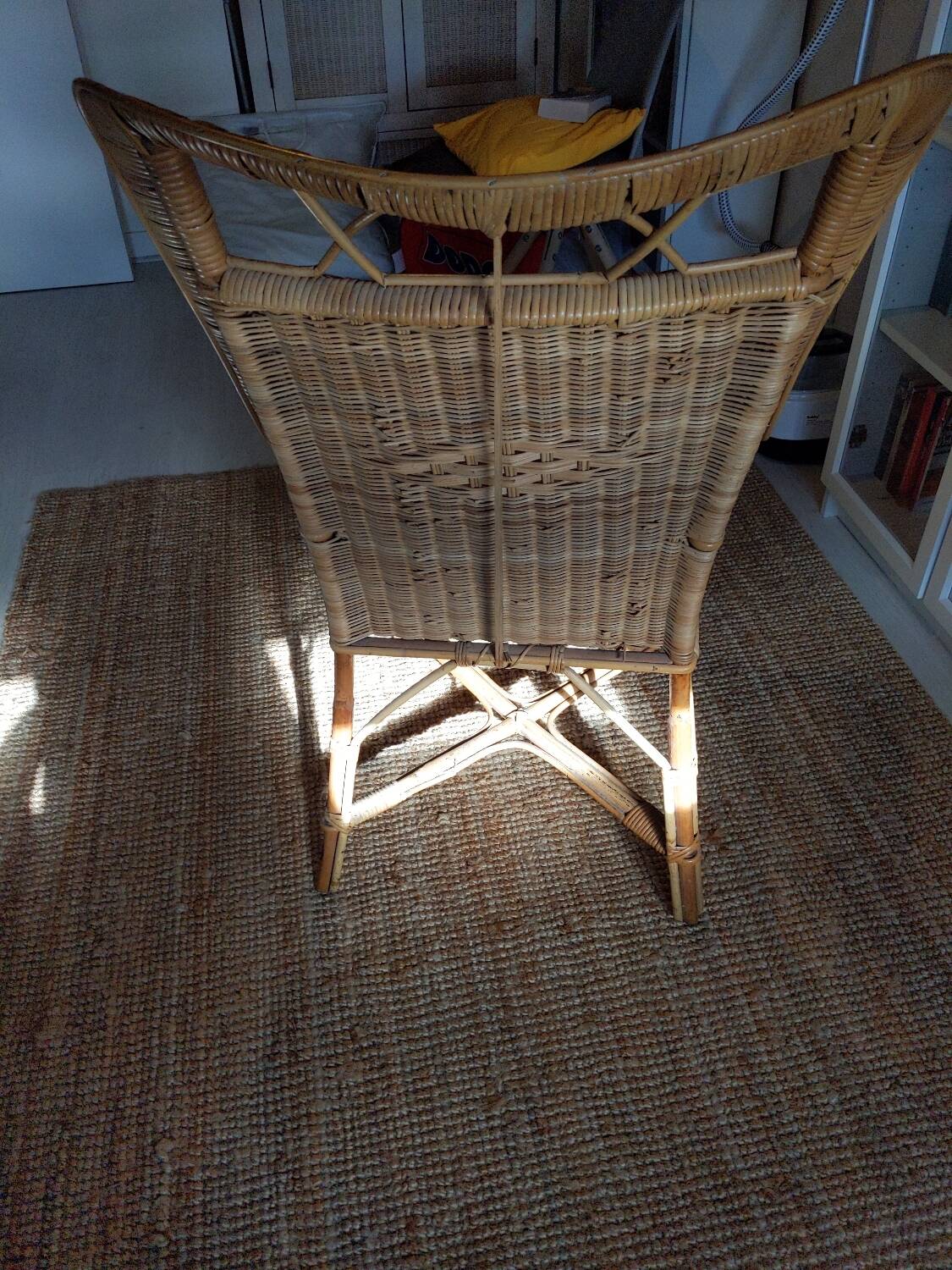 Wicker armchair