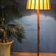 Rattan bamboo lamp 1960