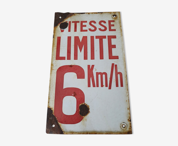 Plaque émaillée