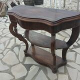 Console at the end of the XIX century Walnut