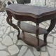 Late 19th century walnut console table