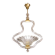 Trasparent Murano Glass Chandelier by Barovier e Toso, 1950s