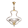 Trasparent Murano Glass Chandelier by Barovier e Toso, 1950s