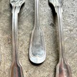 4 silver-plated forks