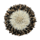 Juju hat 80cm blanc noir moucheté