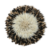 Juju hat 80cm blanc noir moucheté