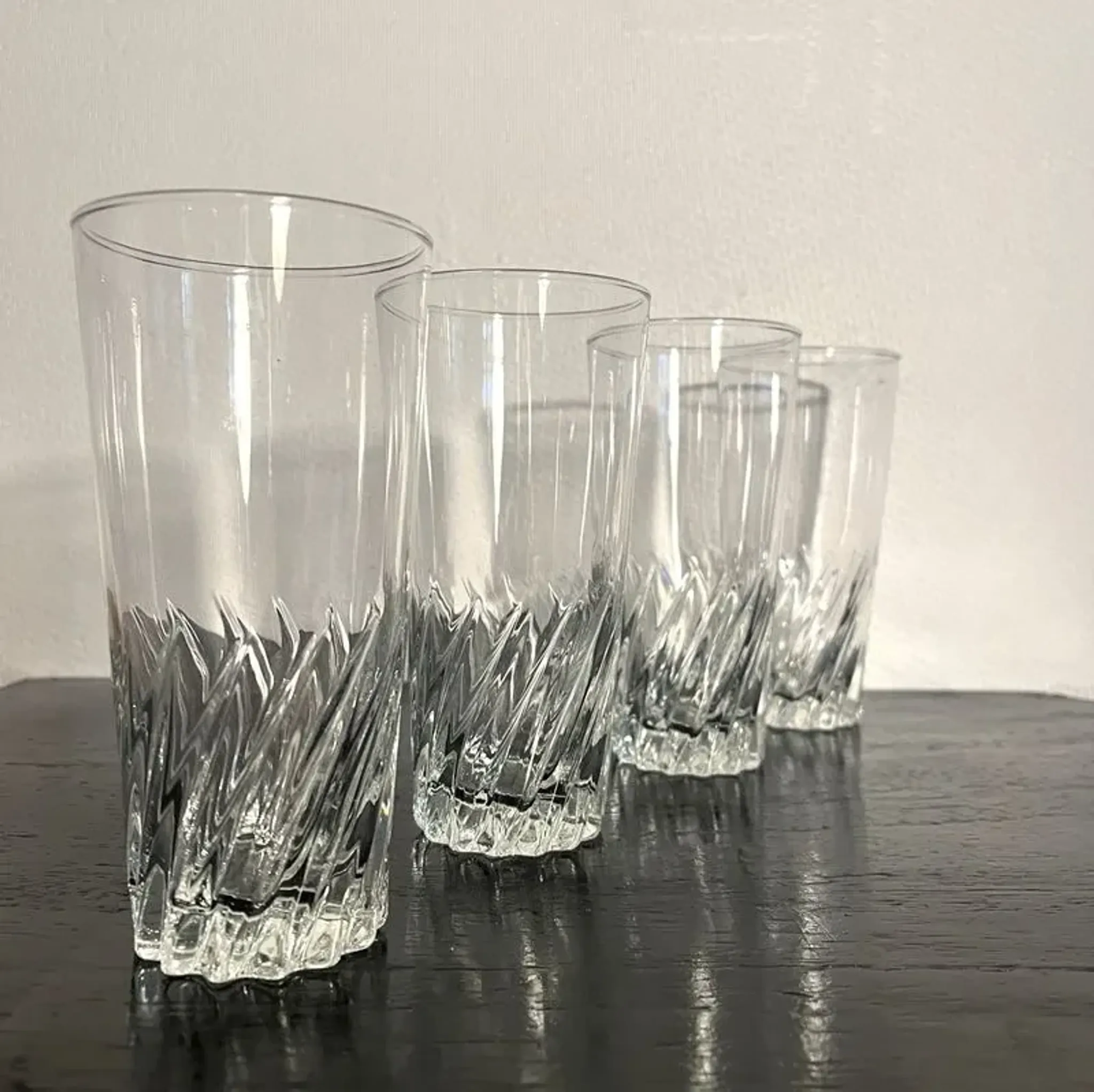 Luminarc orangeade glasses
