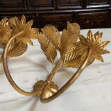Pair of vintage seventies palm sconces
