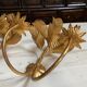 Paire d’appliques vintage palmier seventies