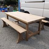 Table with a pair of benches