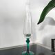 Vintage glass soliflore - Emerald Base - 60s/70s Design