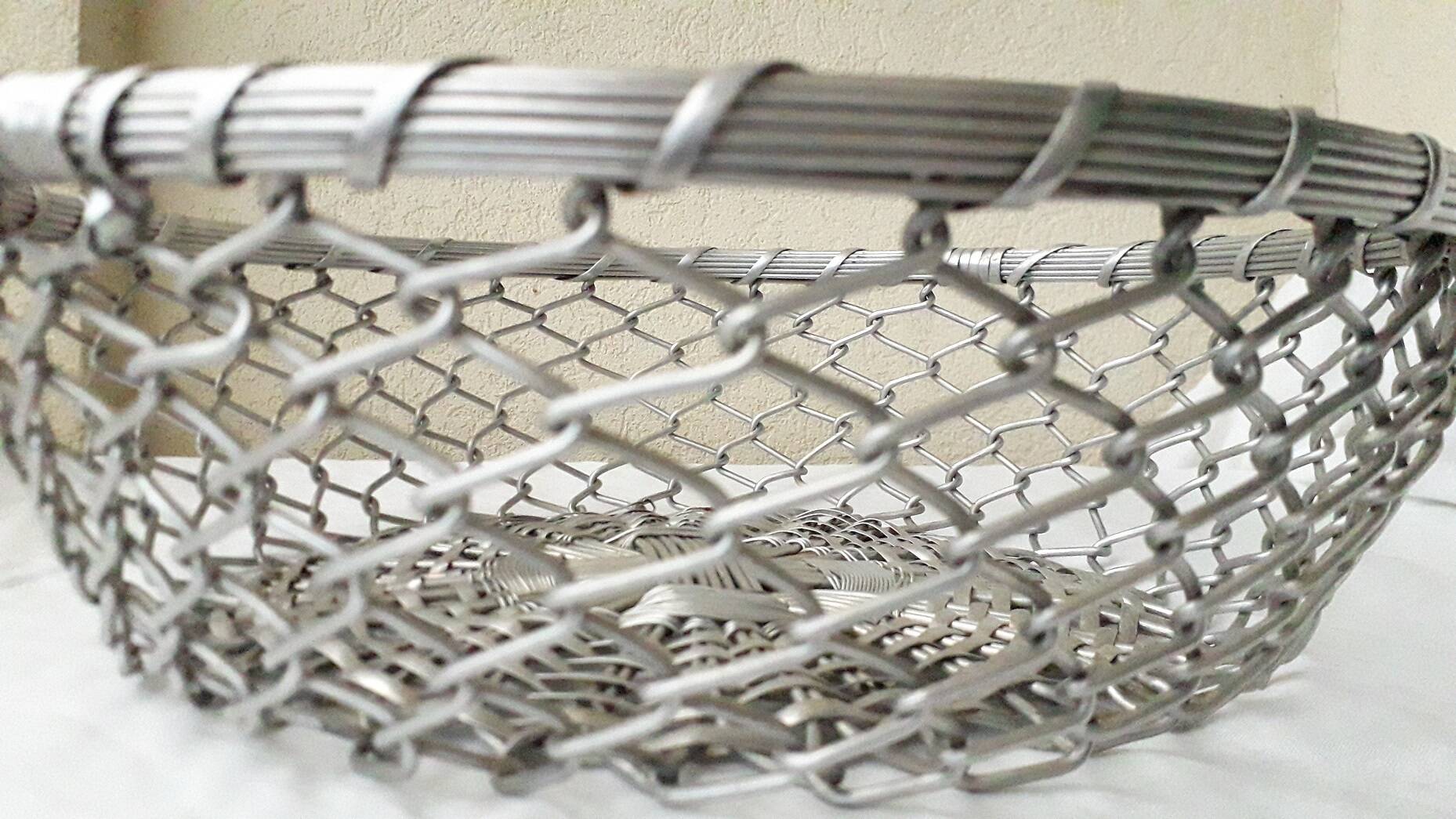 Metal basket or hamper