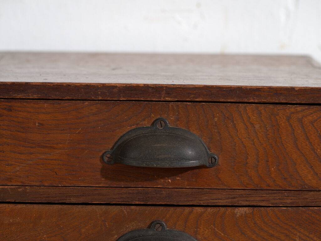 High Japanese chest of drawers with ten drawers – Showa period (c. 1950–1979)