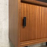 Vintage 60s modernist display cabinet bookcase