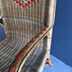 Vintage french rattan chair