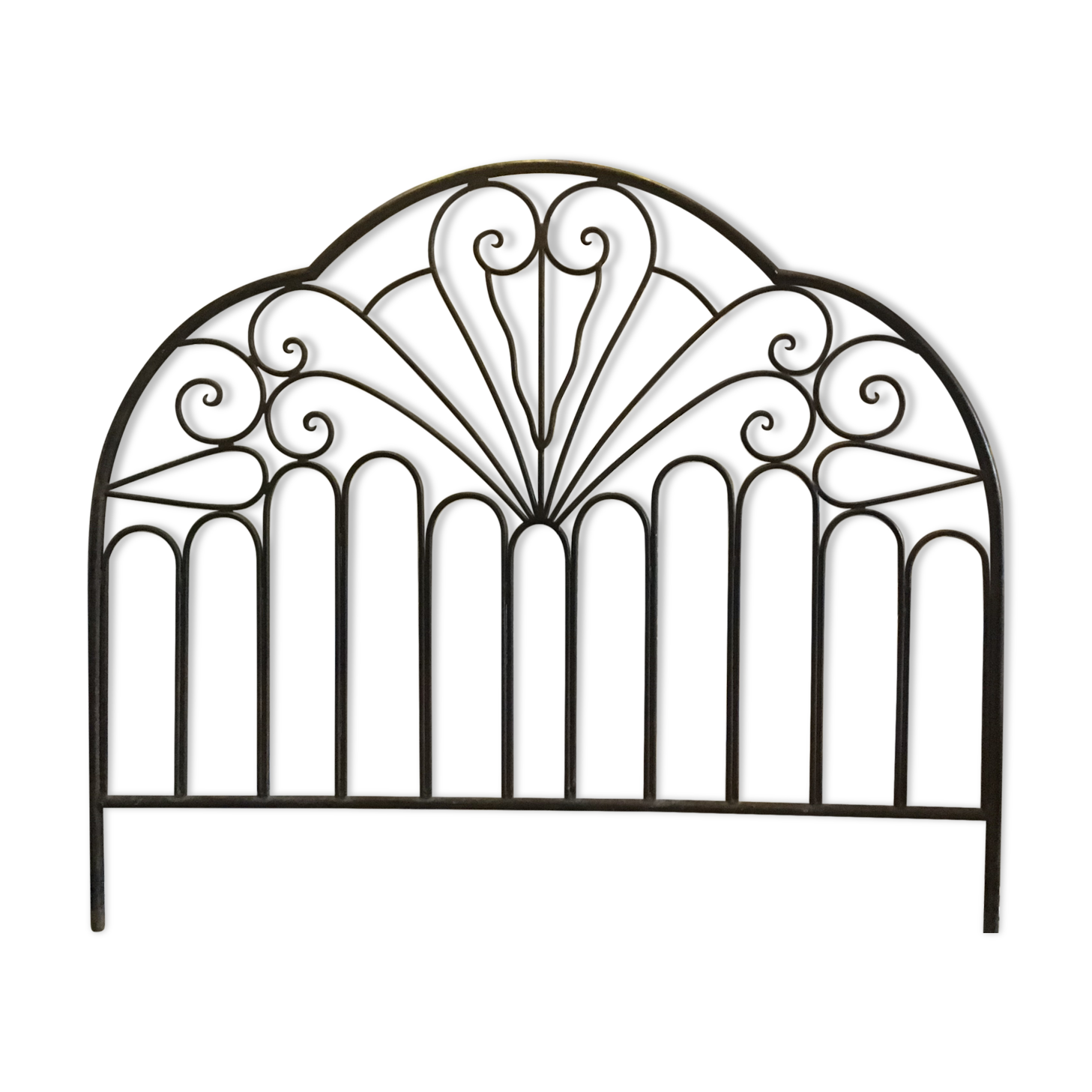 Wrought iron bedhead