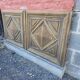 Pair of old solid oak doors