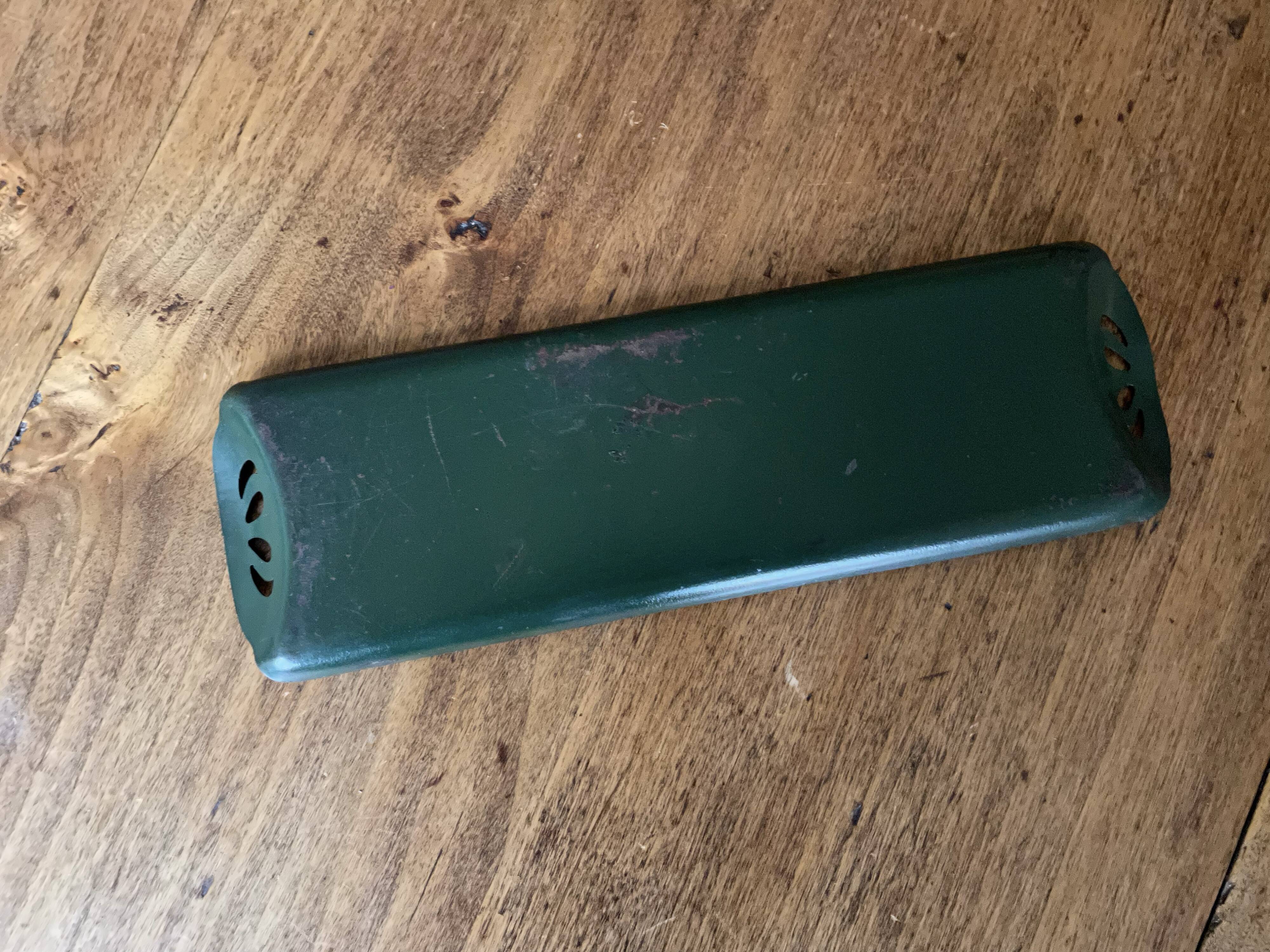 Vintage metal pen holder