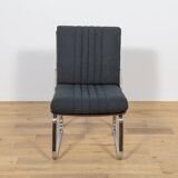 Chrome & Rosewood armchairs, Gordon Russell, United Knigdom, 1970s.