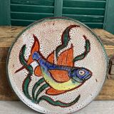 Daniel Etienne Vallauris ceramic plate