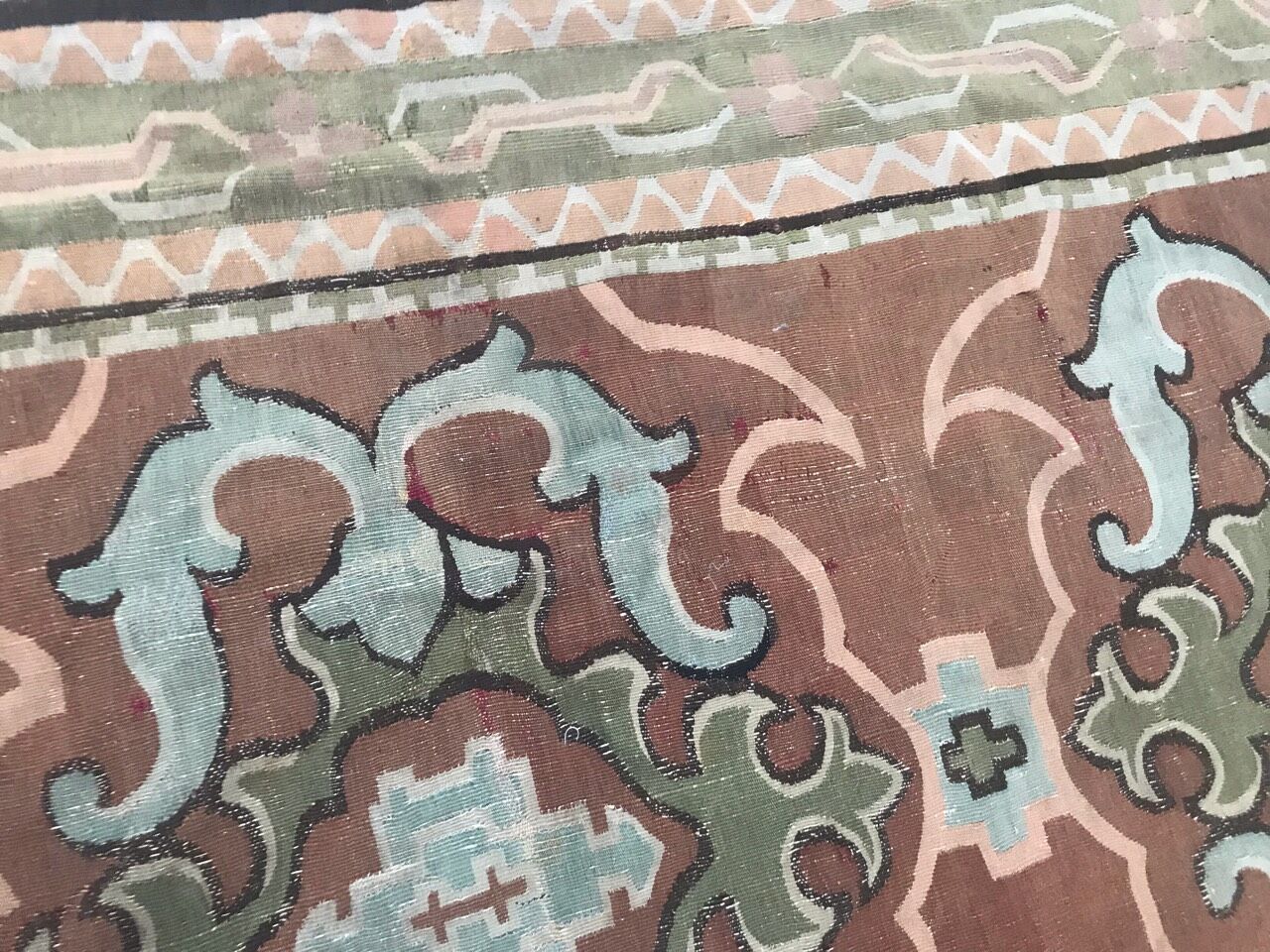 Carpet Aubusson 19th hand woven 208x306 cm