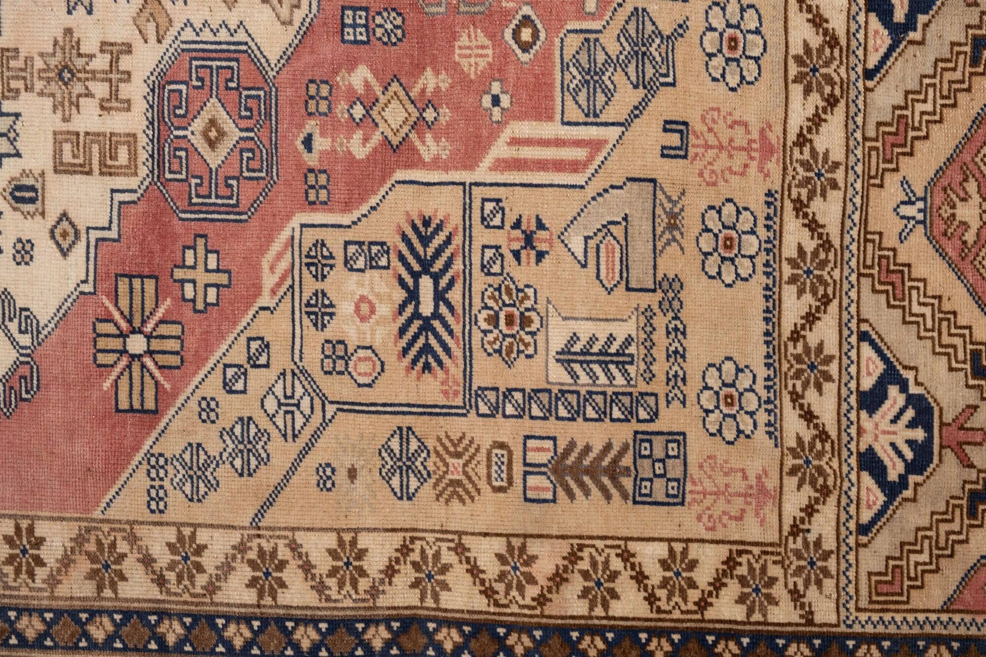 Tapis turc vintage fait main