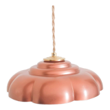 Suspension vintage copper lampshade