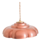 Suspension vintage copper lampshade