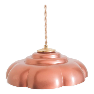 Suspension vintage copper lampshade