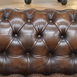 Chesterfield leather sofa