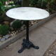 Table bistrot marbre ancienne