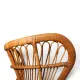 Peacock chair rattan armchair by Rohé Noordwolde, 1970