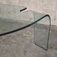 Hans von Klier pour FIAM, table basse en verre, verre, années 1990, Italie