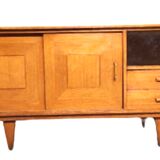 Vintage solid wood sideboard from the 60s