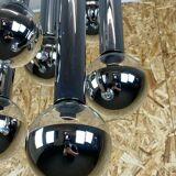 Lampe cascade 60s années 70 par Motoko Ishii pour Staff Chrom 6-flame