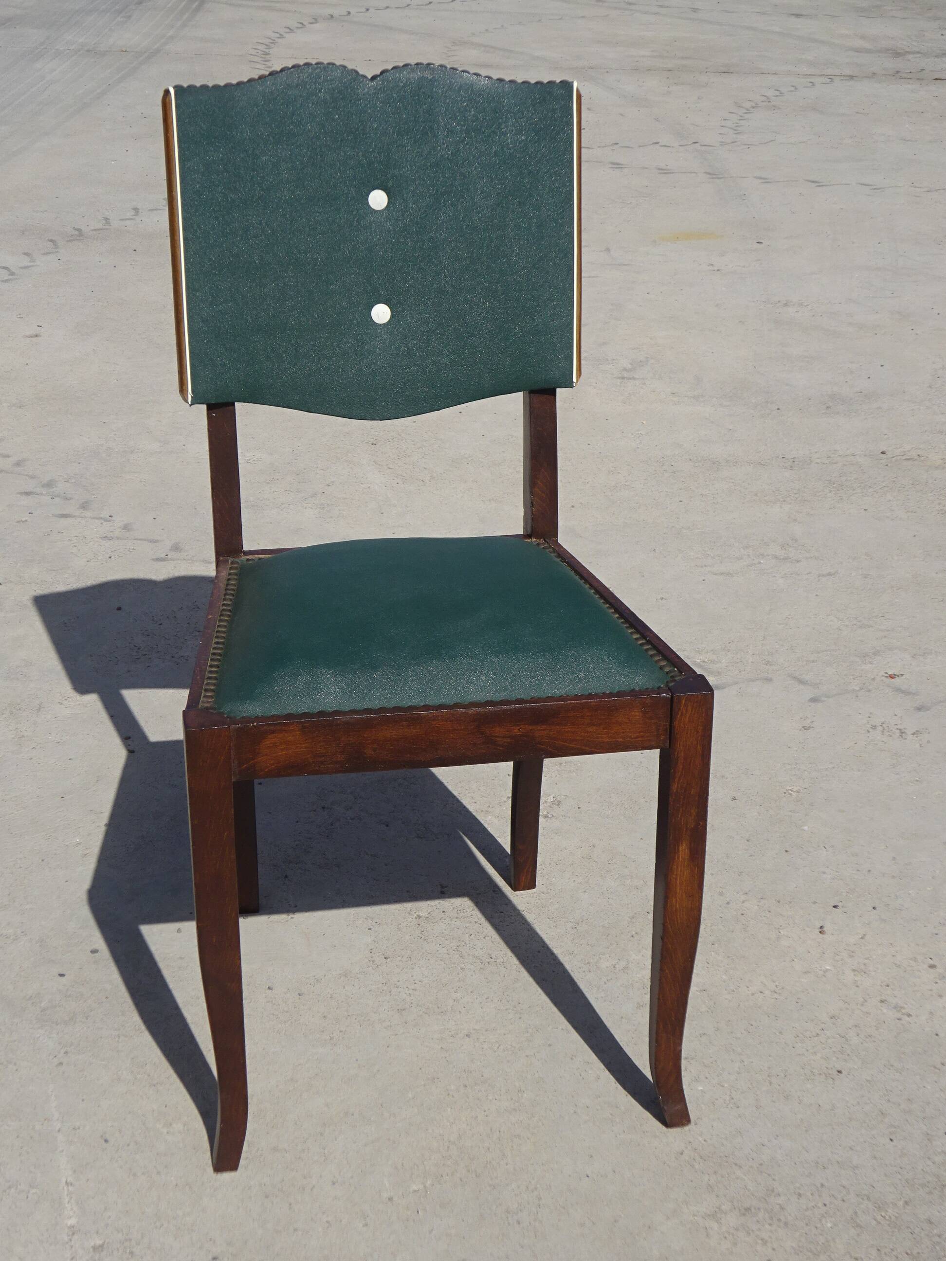Restored Art Deco chairs, the 6.