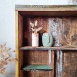 Wooden wall shelf - cubbies