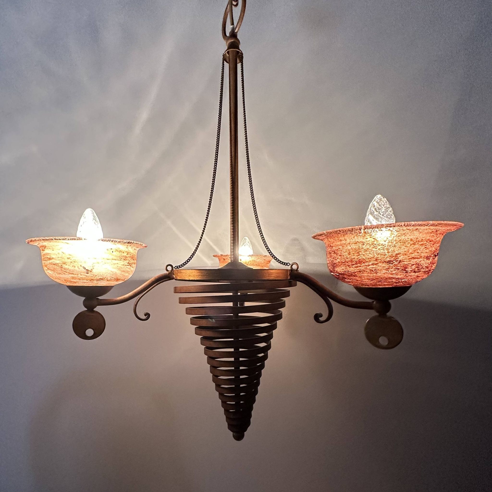 Grand lustre post-moderne, années 1990