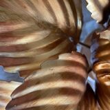 Ceiling lamp or golden flower sconce