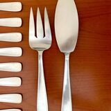 Ravinet d'enfert fish service, 12 place settings with serving cutlery