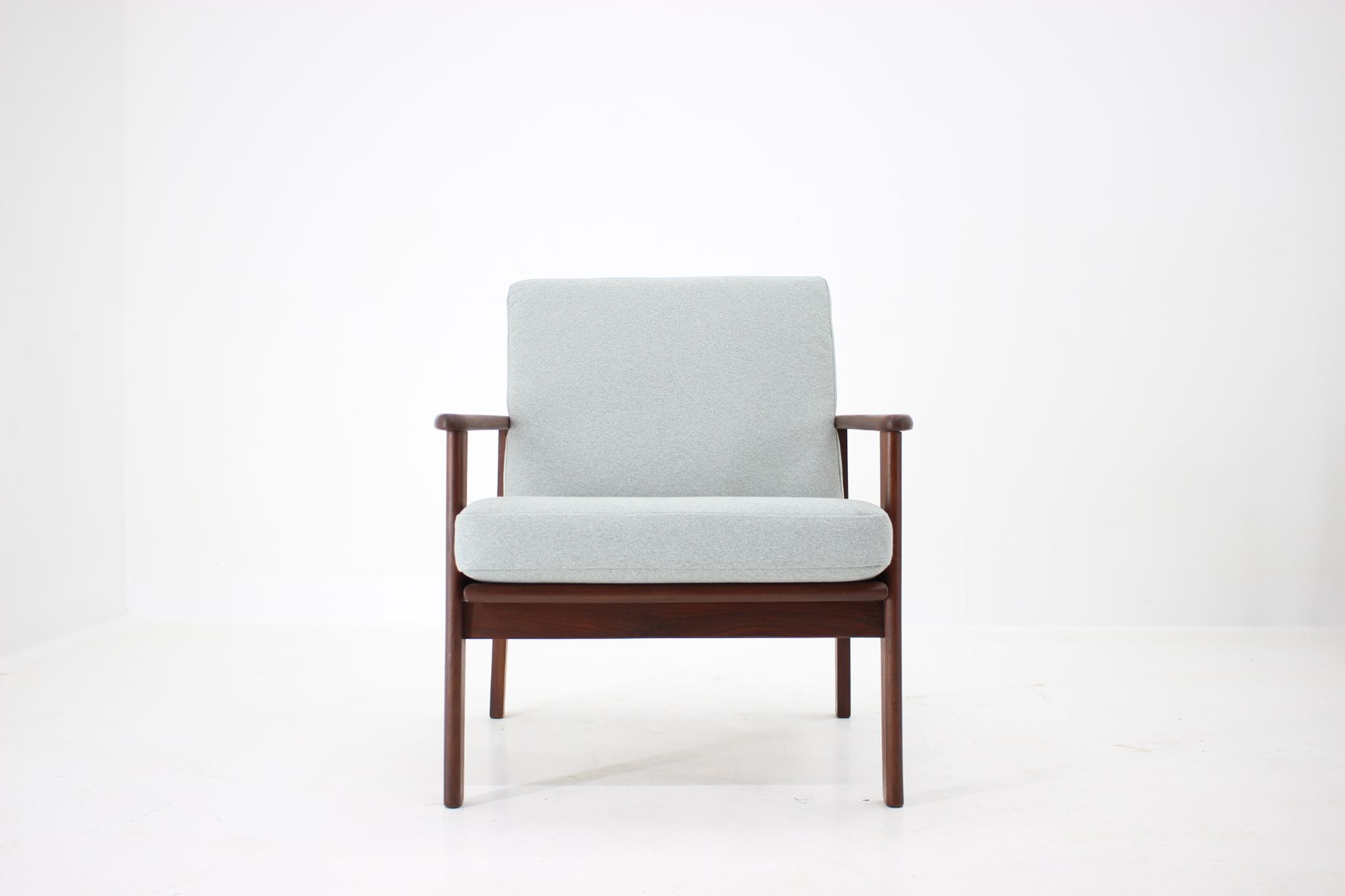 Fauteuil en hêtre danois des années 1960