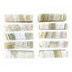 Minimalist knife rests in natural stone