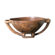 Large carved wooden bowl