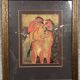 Christine Germant (1954): aquarelle figurant des chevaux
