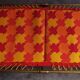 Orange sun lounger, deckchair, vintage 70's lafuma camping lounge chair